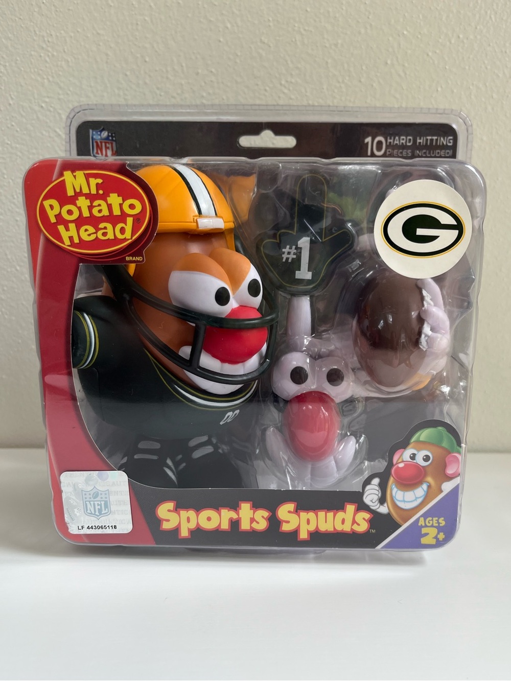 NFL Vintage Mr. Potato Head Sports Spuds  Green Bay Packers Toys Collector NIB